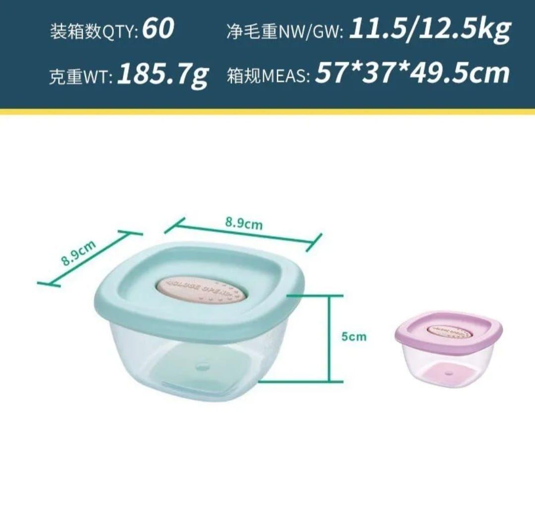 Pack 4 Contenedores Taper Snack Comida-6