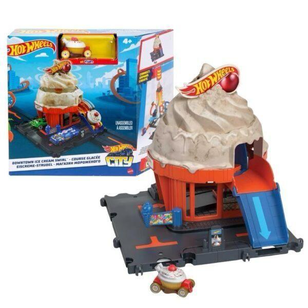 Pista De Juguete Heladería Hot Wheels City-1