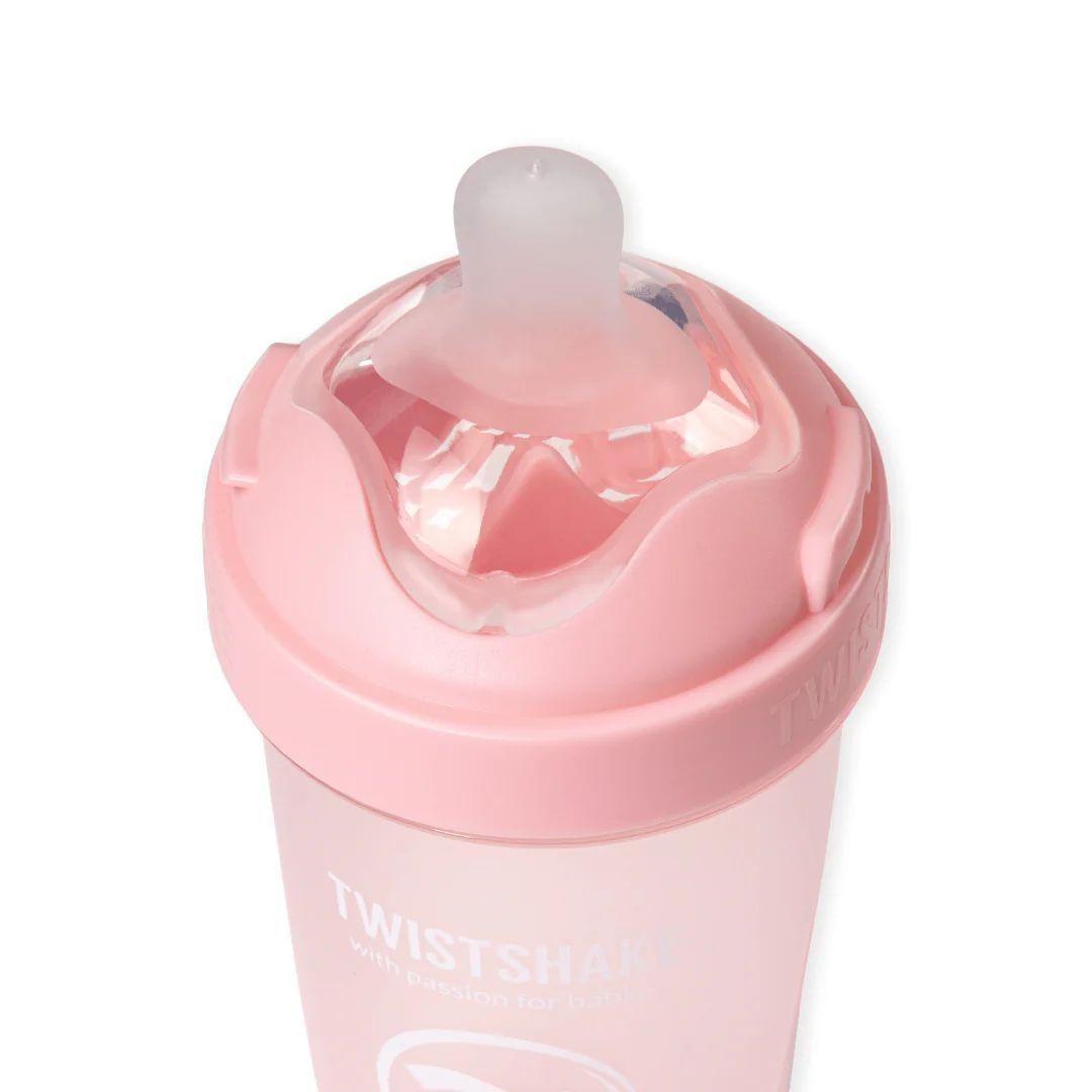 Mamadera Anticolico Twistshake Double Pro 180ml Rosa-2