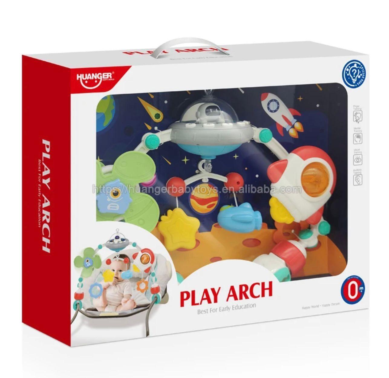 Arco Móvil Estimulación Bebé Coche-cuna-sillas Astronauta-3