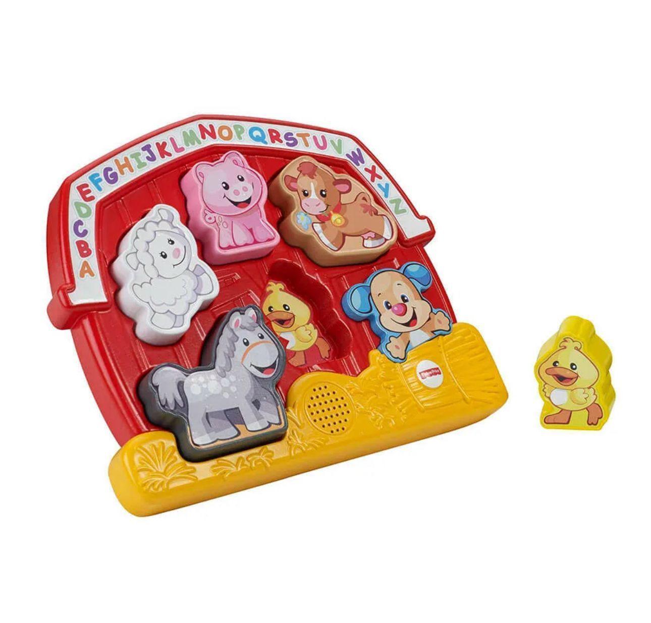 Rompecabezas Interactivo Animales De La Granja Fisher Price-2