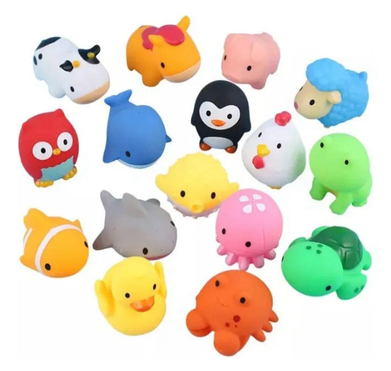 Pack Juguetes hora del Bano Flotan En El Agua-3