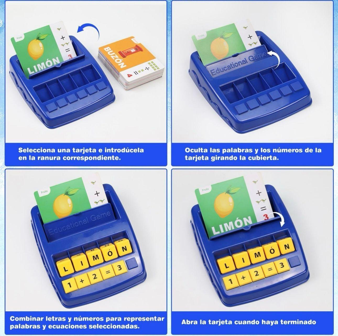 Juego Mesa Palabras Deletreo y matematicas Ni o-3