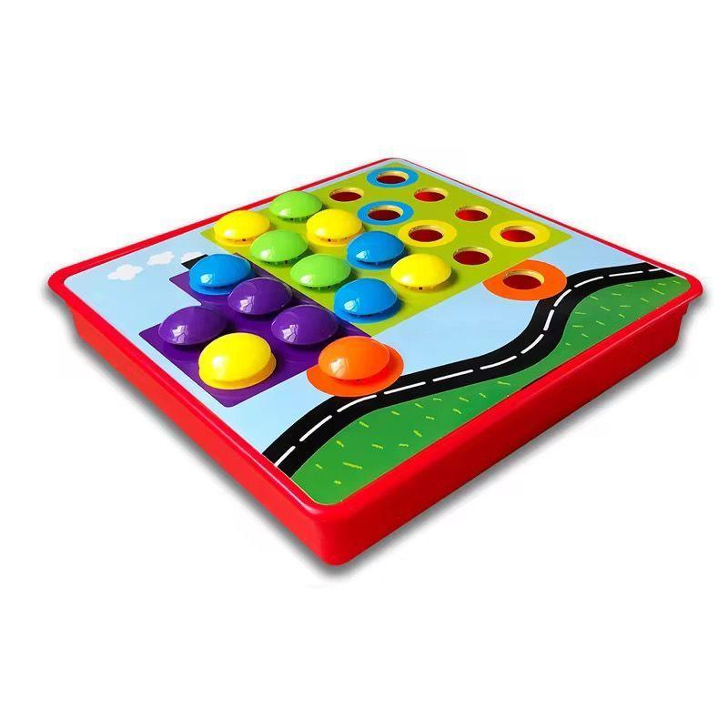 Puzzle De Boton Mosaico 12 Laminas Juego Didactico-4