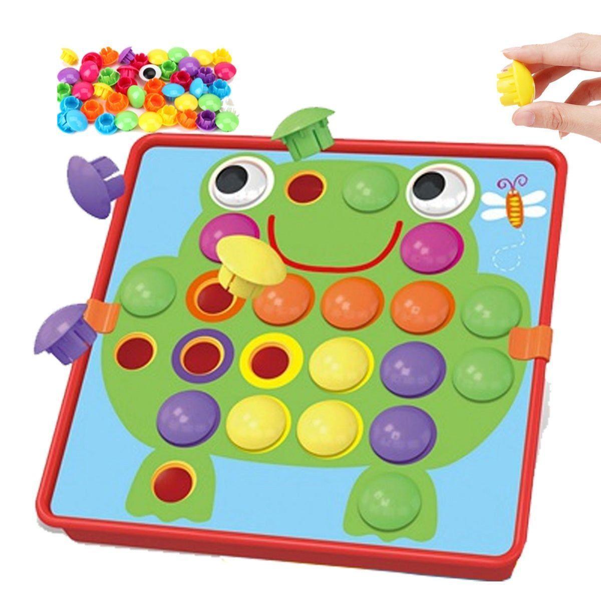 Puzzle De Boton Mosaico 12 Laminas Juego Didactico-5