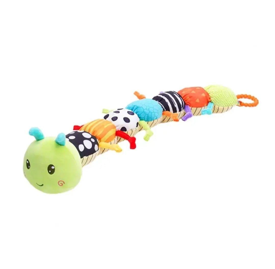 Peluche Gusano Sensorial Oruga Niños Multicolor -0