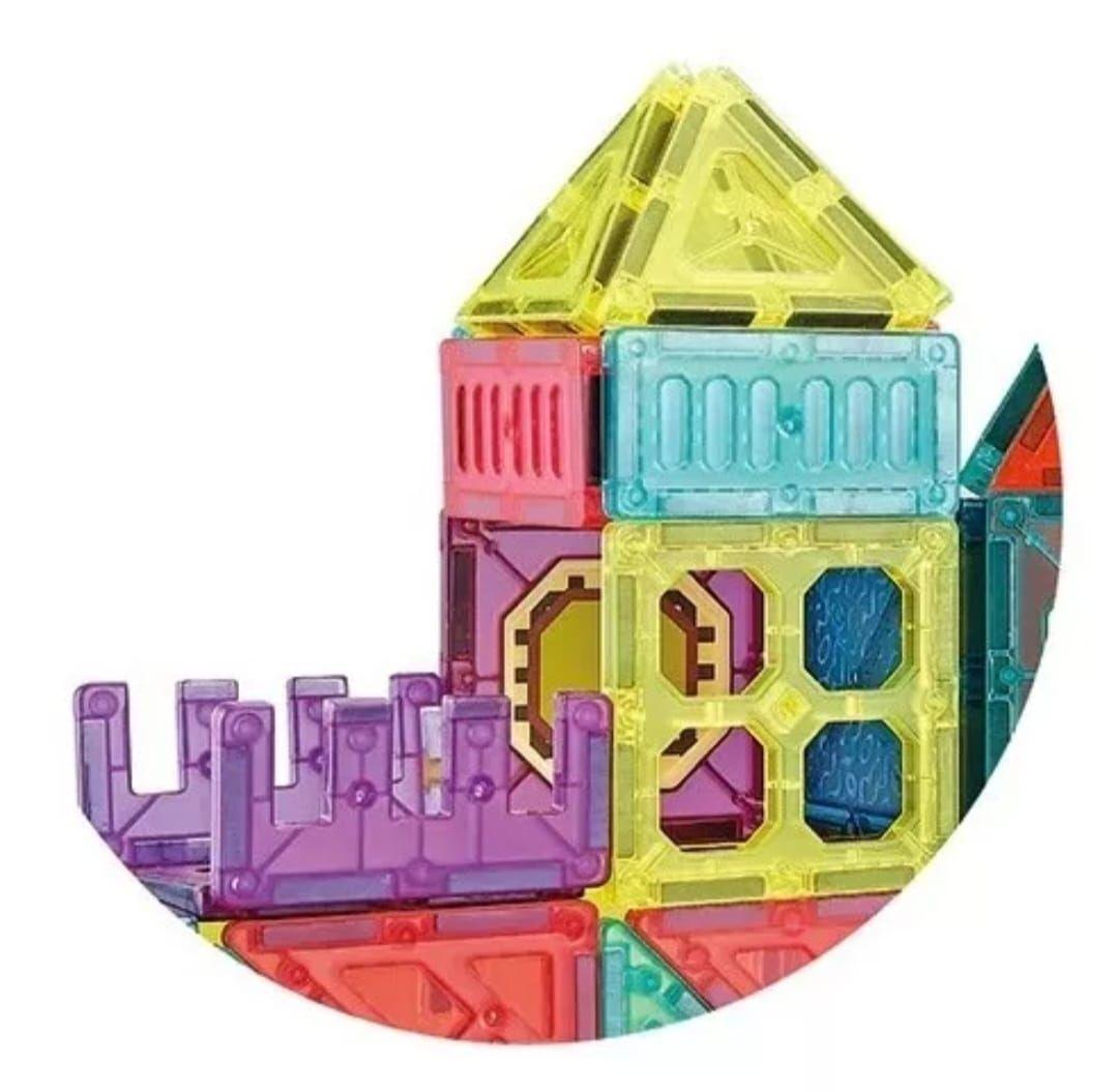 Juego De Construccion Magnetico Bloques 94 Pzs-3