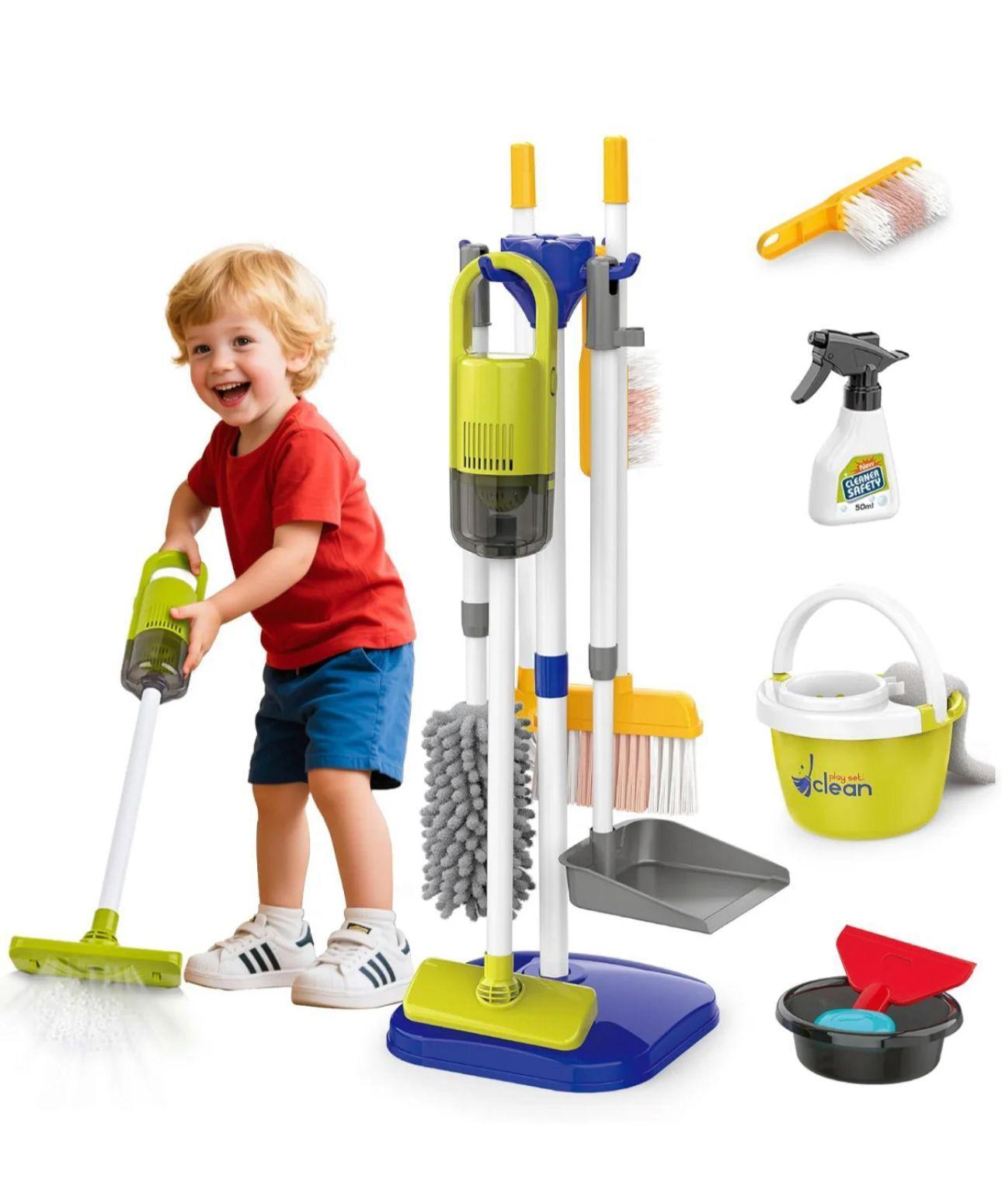 Juguete Limpieza Set De Aseo Didactico Con Aspiradora-3