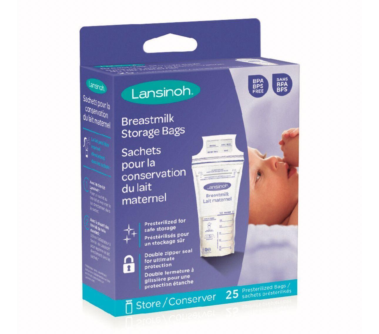 Bolsa De Almacenamiento De Leche Materna Lansinoh 25pcs -2