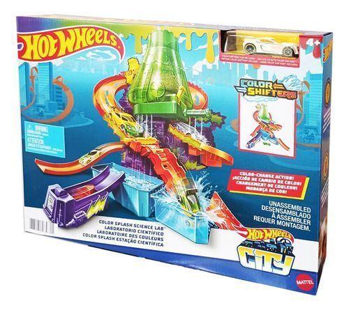 Hot Wheels City Pista De Juguete Laboratorio Científico-3