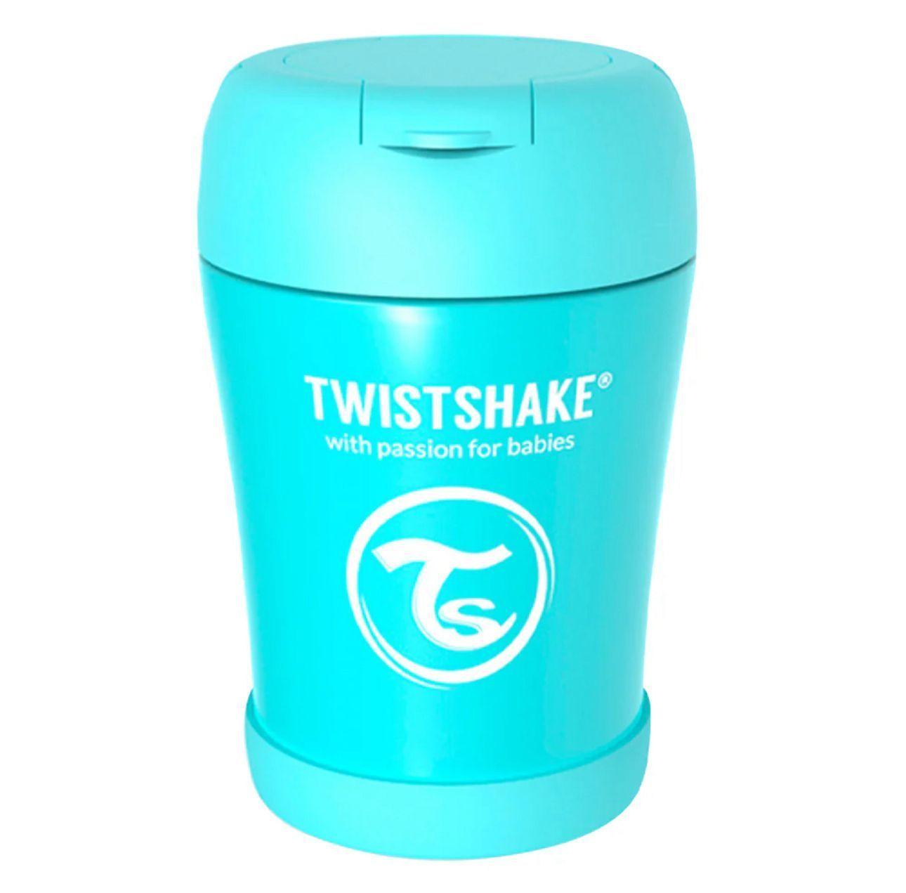 Termo Para Comida Bebe 350ml Twistshake Celeste-2