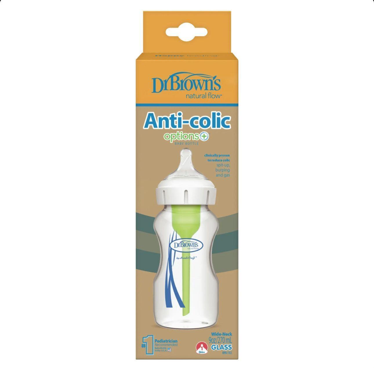 Mamadera Dr Browns Vidrio Boca Ancha 270ml Option-1