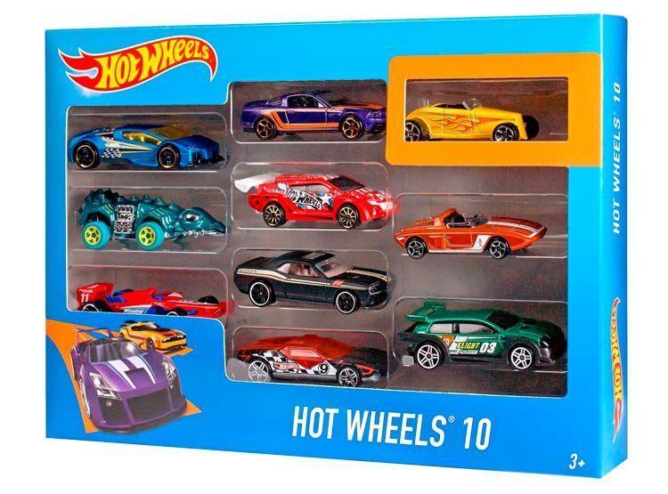 Set 10 Autos Coleccionables Vehículos Juguetes Hot Wheels-0