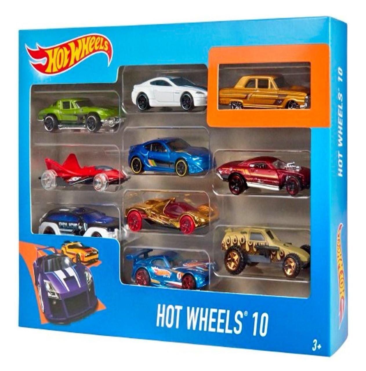 Set 10 Autos Coleccionables Vehículos Juguetes Hot Wheels-3