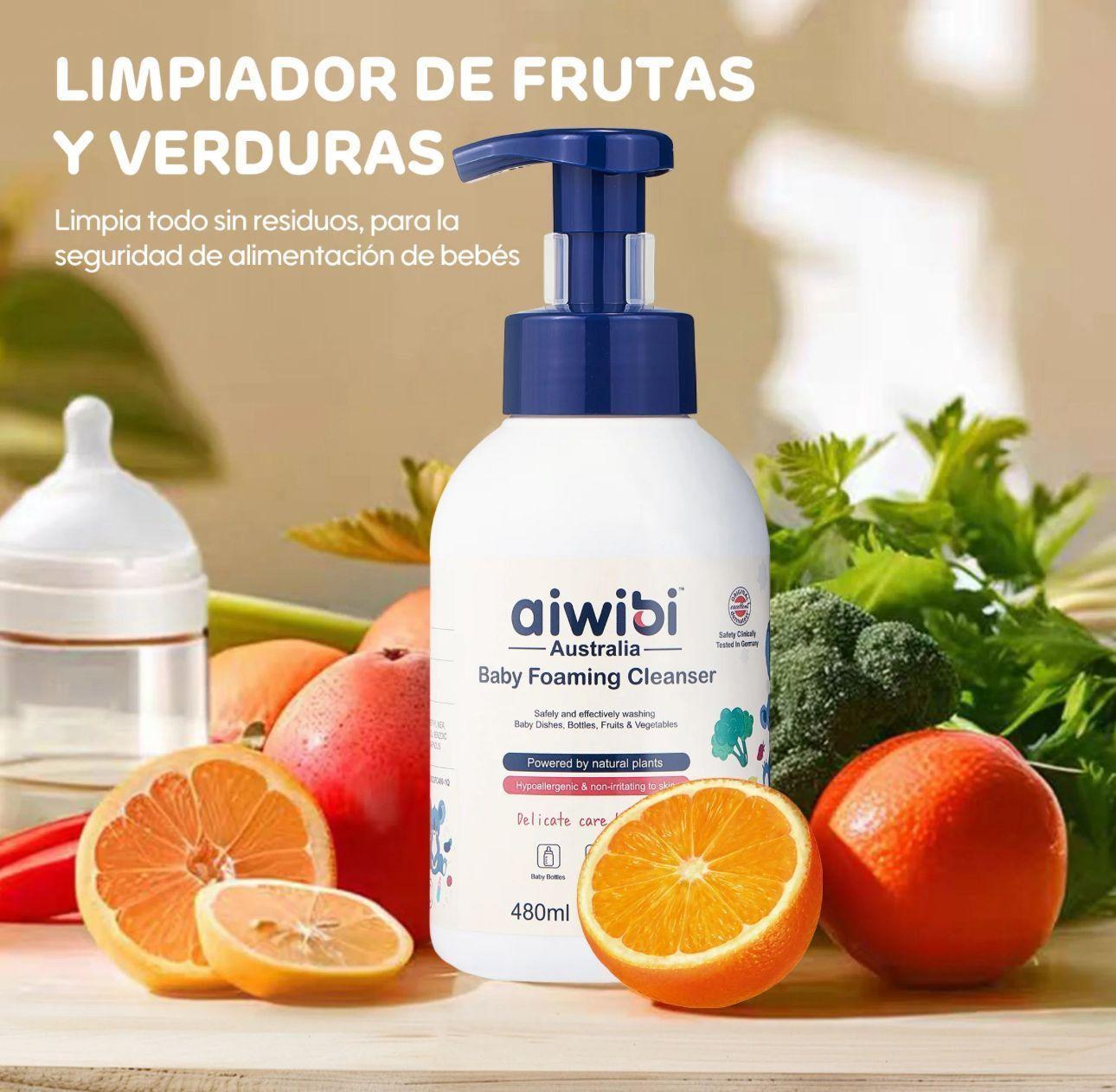Limpiador Mamaderas Frutas Y Verduras Aiwibi 480 Ml-3