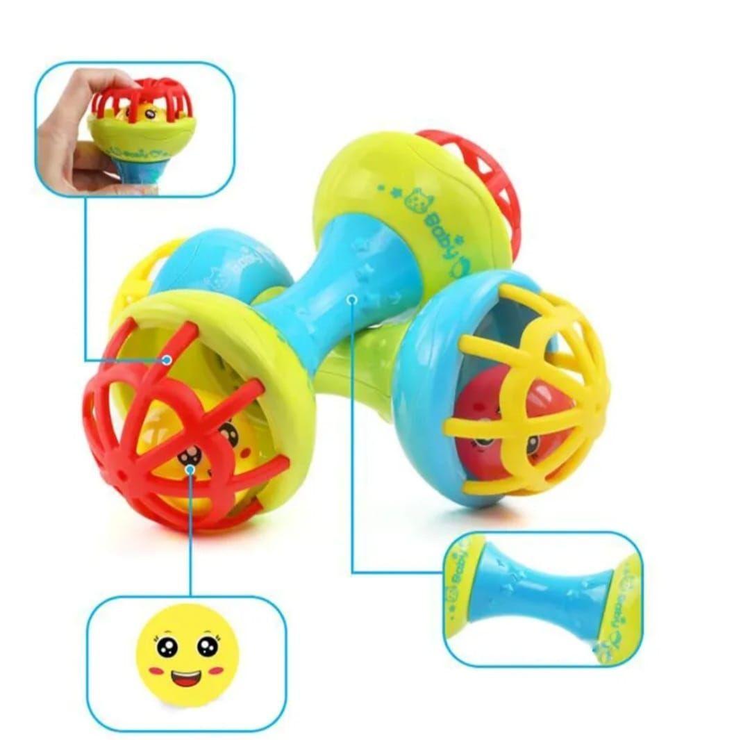 Set 5 Pzs Pelota - Sonajero - Mordedor Sensorial Bebé-4