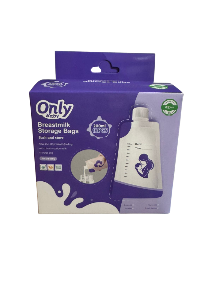 Bolsas De Almacenamiento Leche Materna Tapa Con Rosca 200ml-3