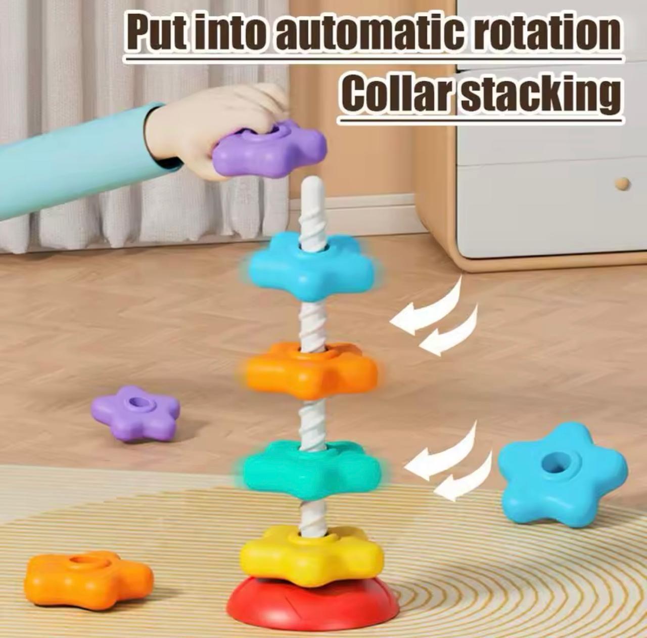 Torre De Encaje Giratoria Juego De Apilar Ni os-2