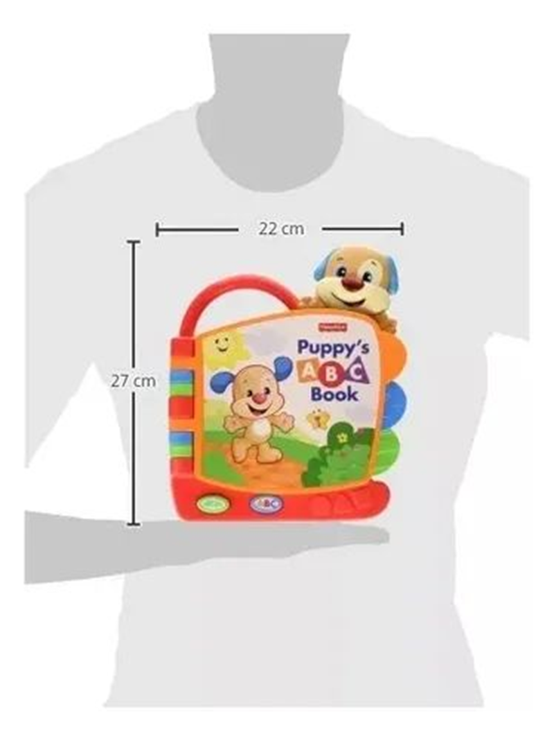 Juguete Libro Abc De Perrito Rie Y Aprende Fisher Price-3