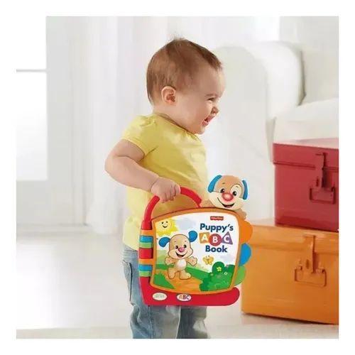 Juguete Libro Abc De Perrito Rie Y Aprende Fisher Price-4