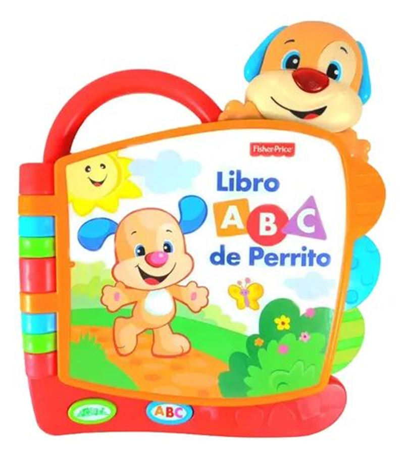 Juguete Libro Abc De Perrito Rie Y Aprende Fisher Price-0