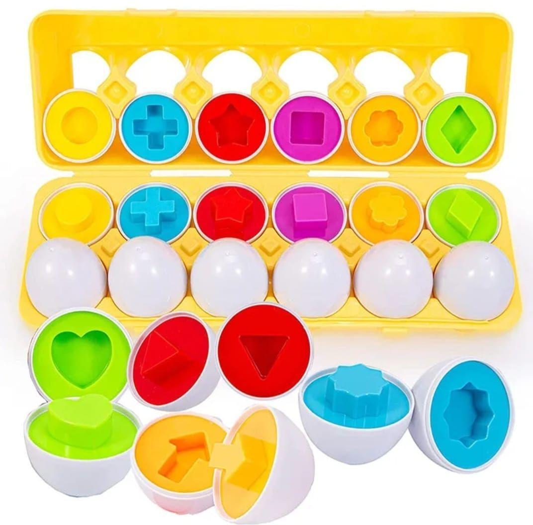 Juego Encaje Huevos Montessori Figuras Niños-2