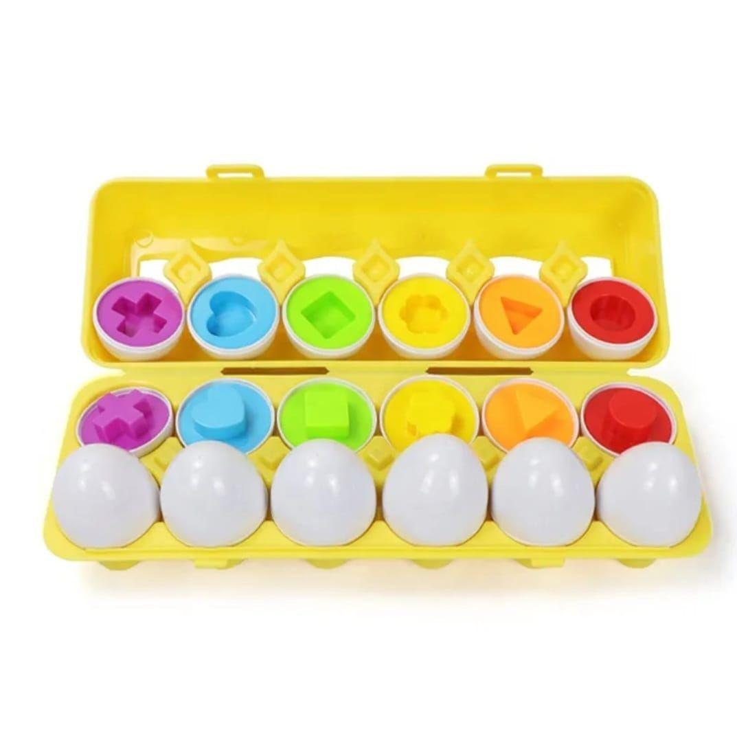 Juego Encaje Huevos Montessori Figuras Niños-4