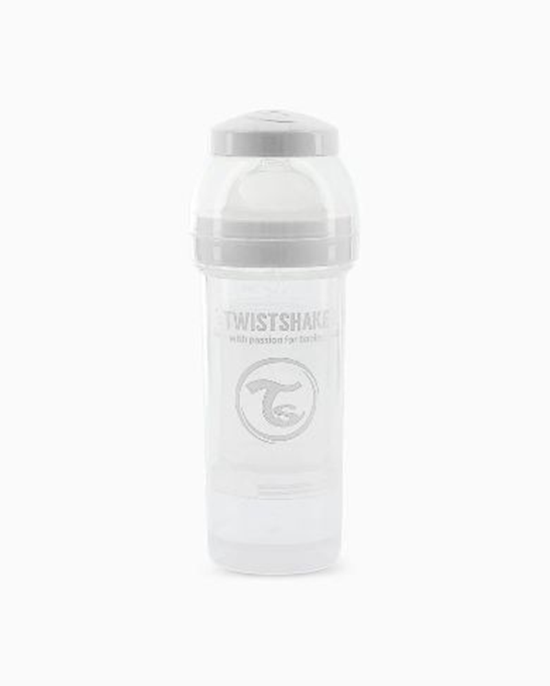 Mamadera Twistshake Anti-cólico 260ml Blanco -2