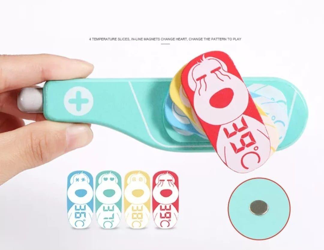 Set Juego De Roles Doctor- Dentista Juego Madera Niños-2