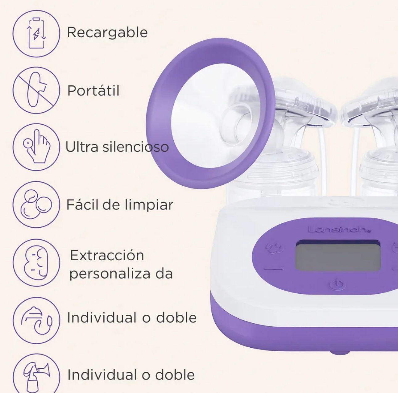 Extractor De Leche Eléctrico Doblé Smartpump 3.0 Lansinoh-4