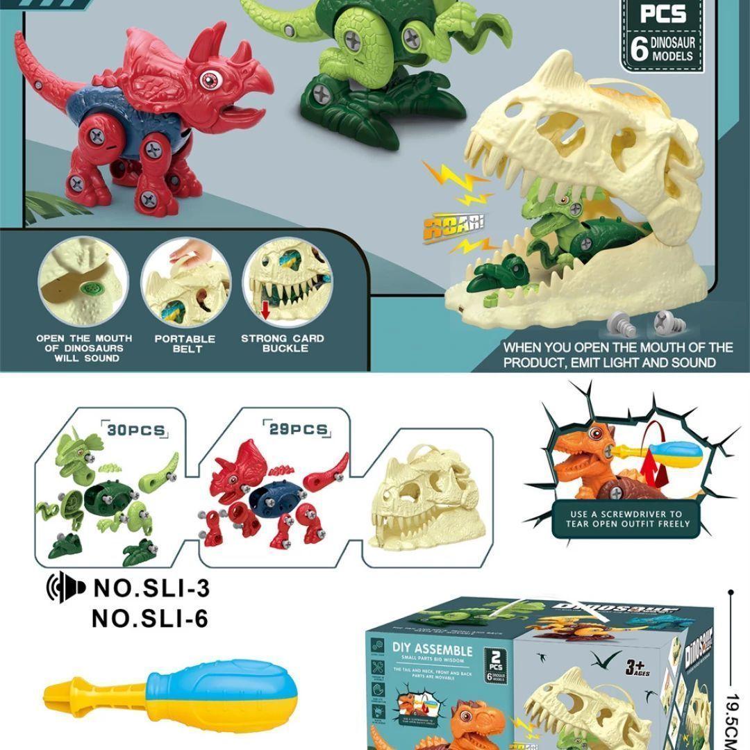 Juguete Did ctico Armable Dinosaurios Ni os-2
