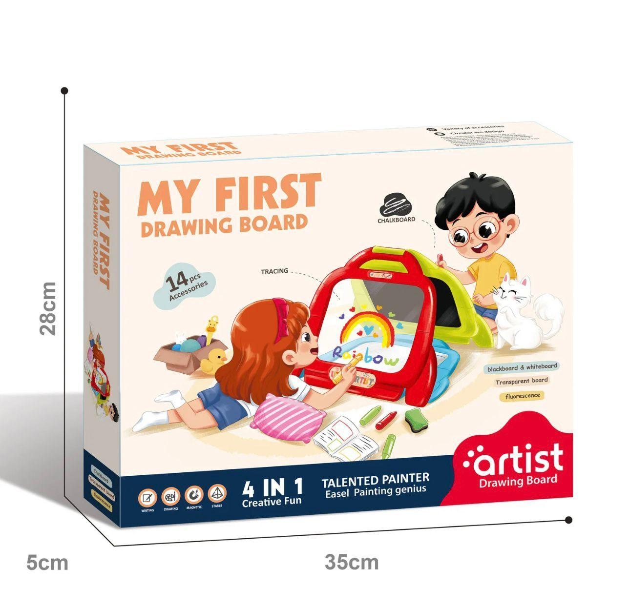 Pizarra Magica Para Dibujos 4 En 1 Niños-4