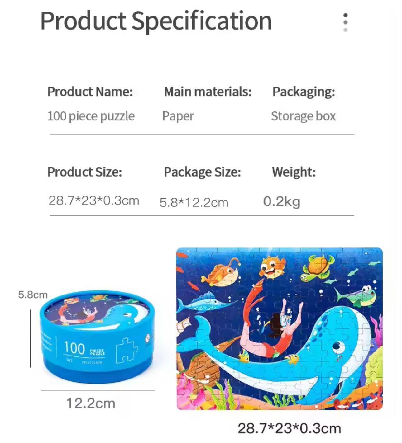 Rompecabezas Puzzle Para Ni os 100 Piezas M2 Animales Selva-2