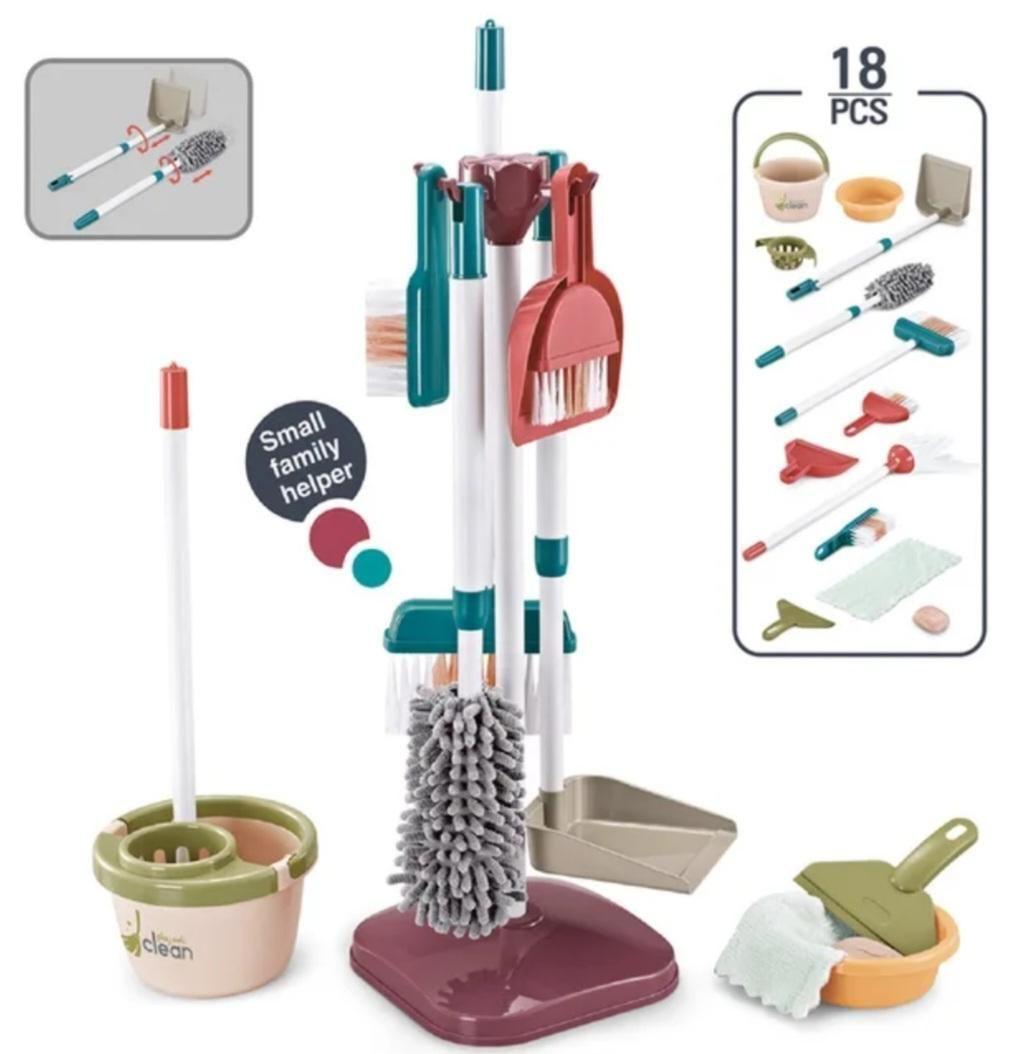 Juguete De Limpieza Set De Aseo Didáctico Niños-2