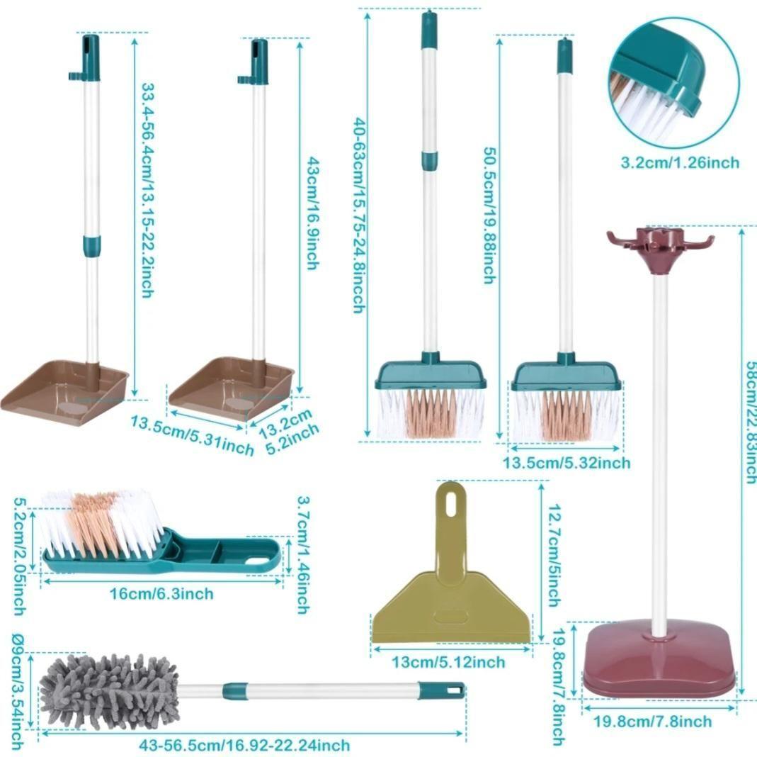 Juguete De Limpieza Set De Aseo Didáctico Niños-3