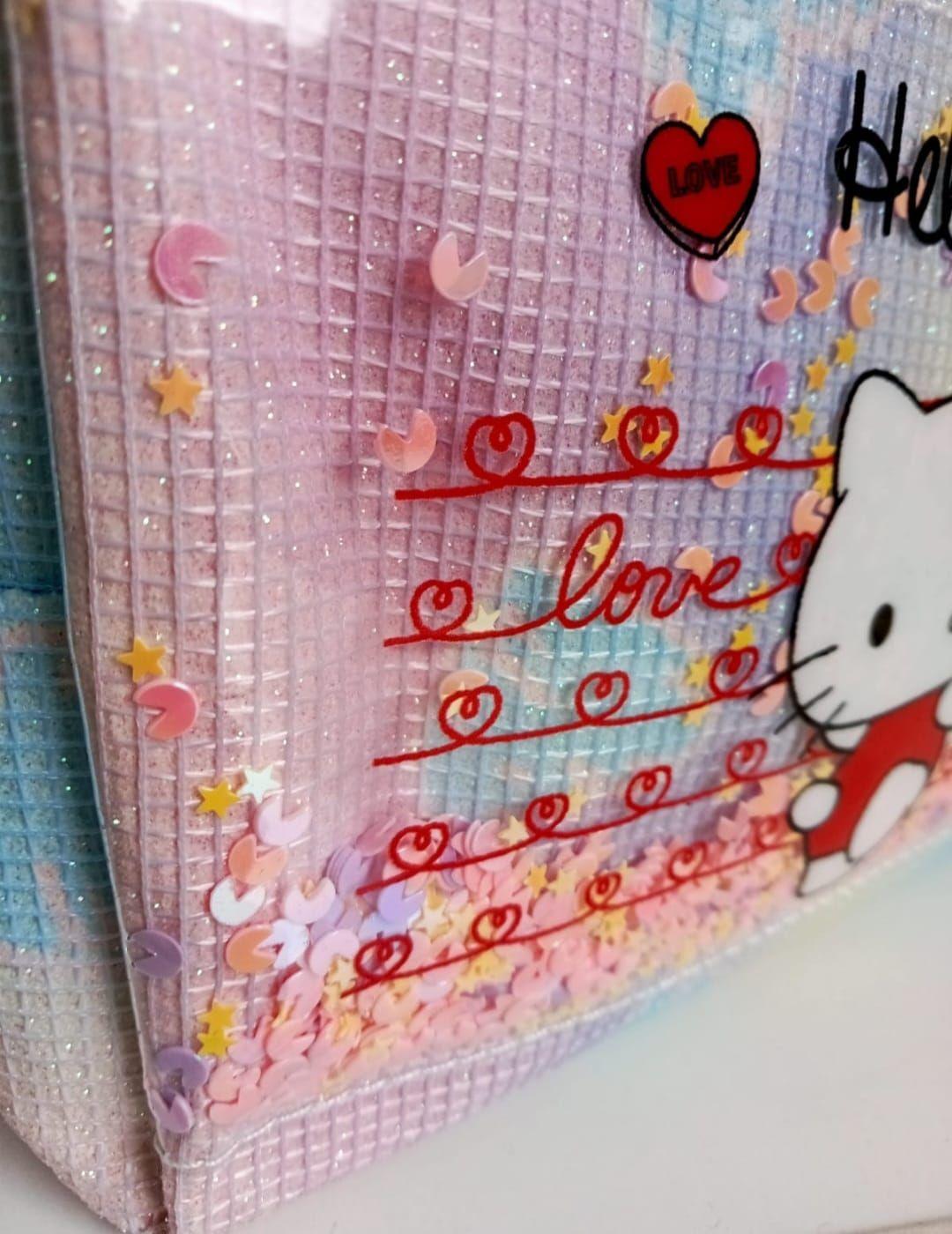 Estuche Lapices cosmeticos multiusos Hello Kitty Kawaii-2