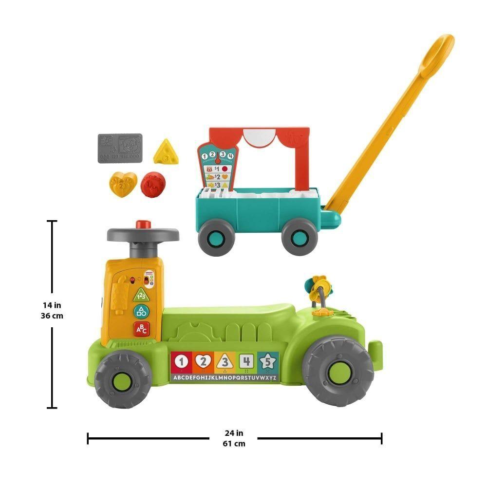 JUGUETE CORRE PASILLO PARA BEBÉ TRACTOR APRENDIZAJE 4 EN 1-2