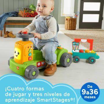 JUGUETE CORRE PASILLO PARA BEBÉ TRACTOR APRENDIZAJE 4 EN 1-3