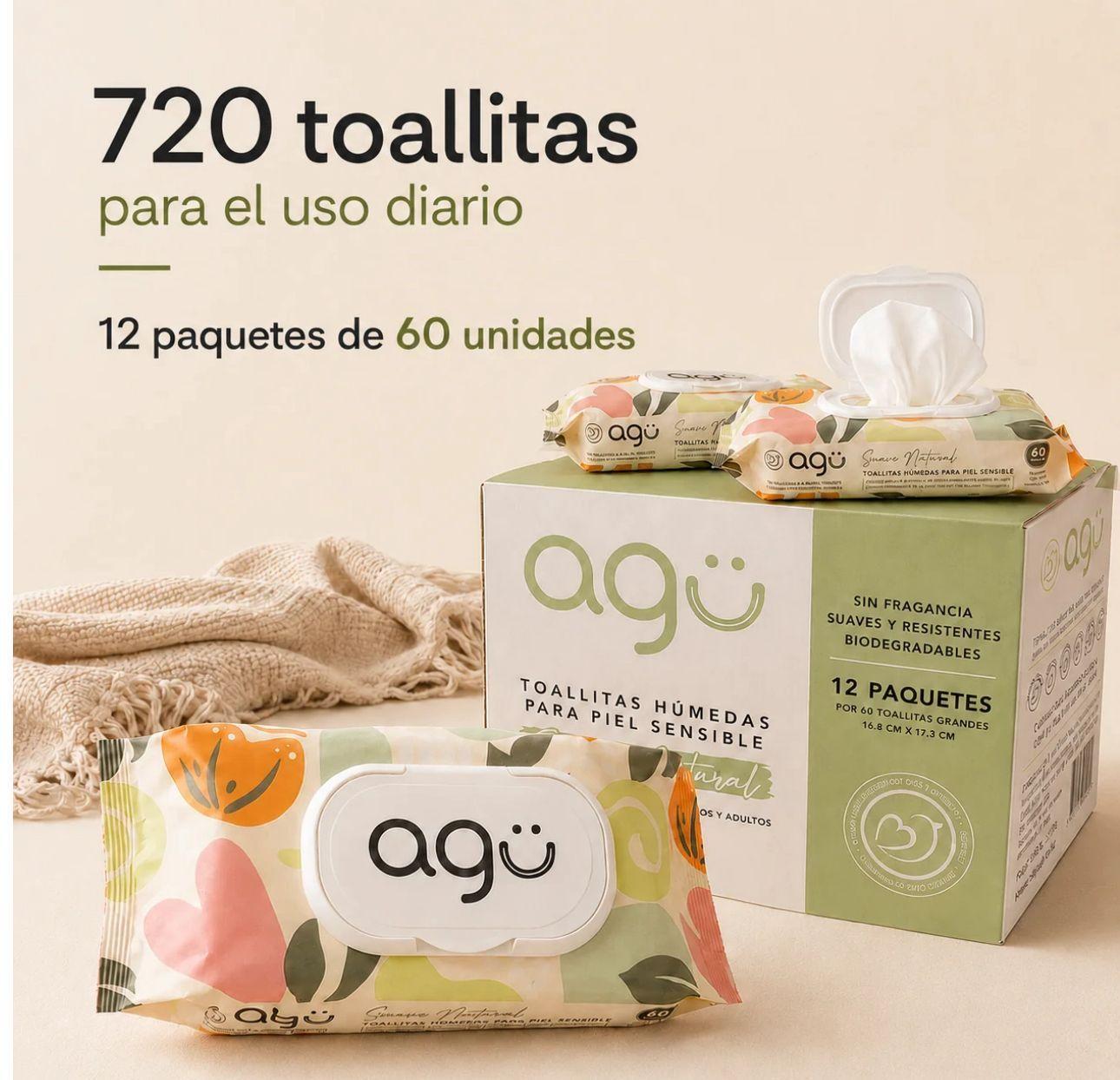 Toallas h medas piel sensible Agu Cja 12x60unid-3