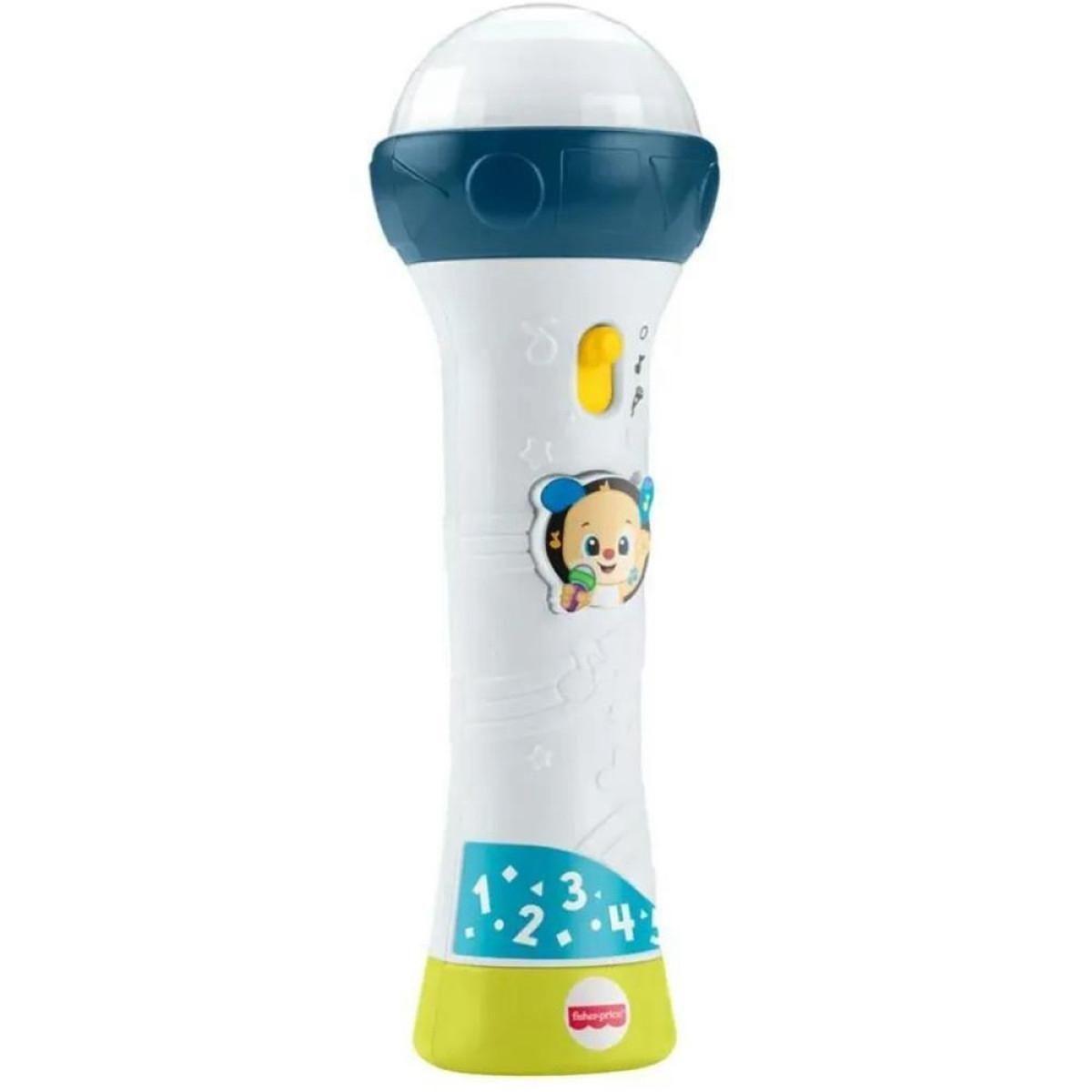 Micrófono Graba Y Canta Fisher-price Ríe Y Aprende-0
