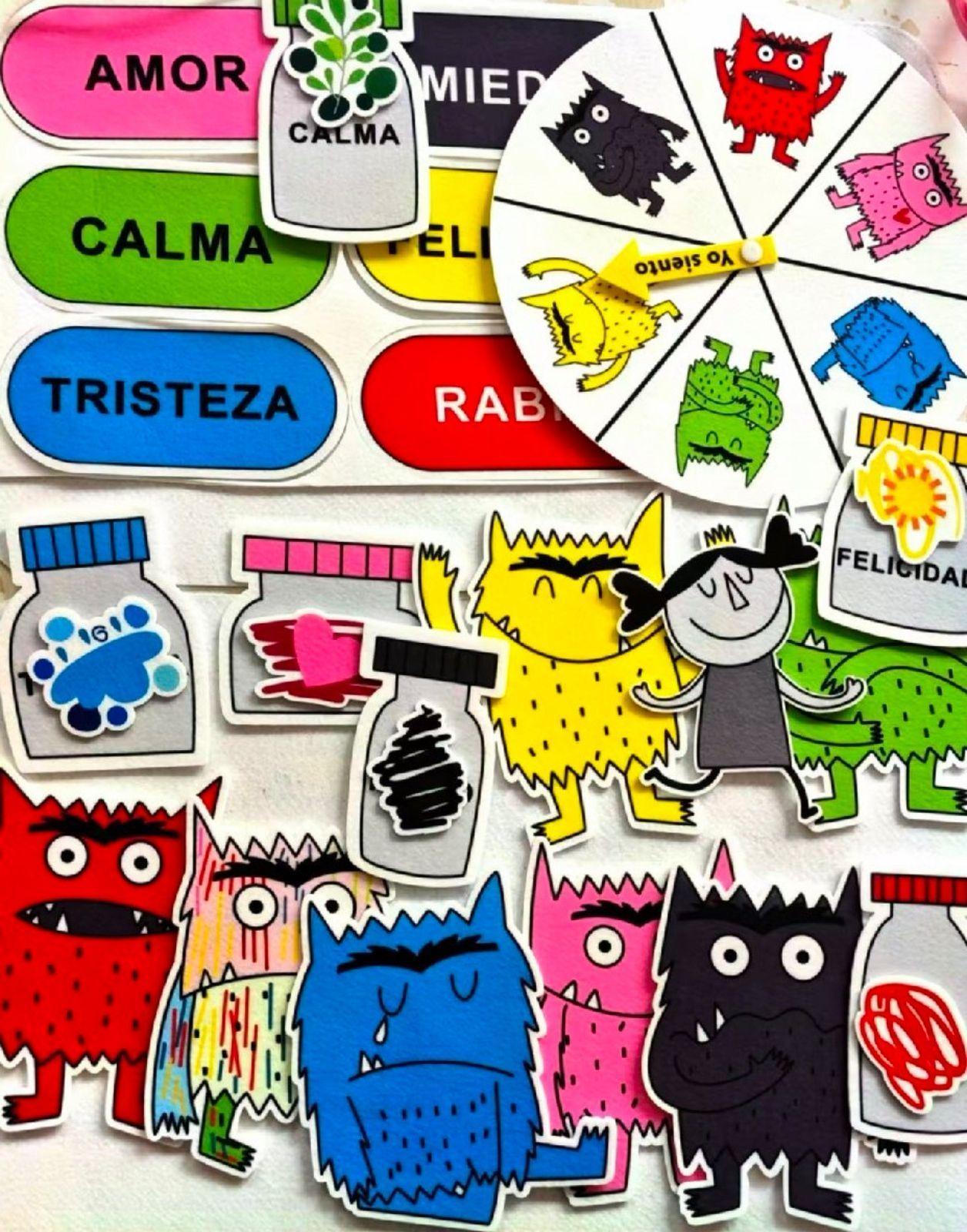 Set Didactico El Monstruo De Colores Emociones Ni os-2