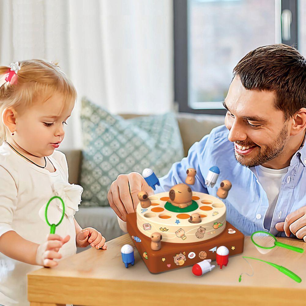 Juego De Mesa Pesca Milagrosa Giratorio Capibara-2