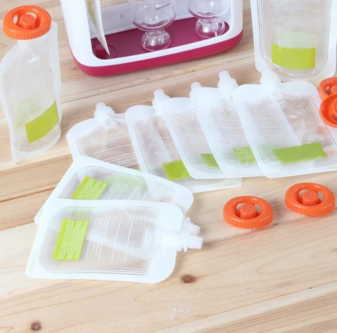 Pack 10 Bolsas Para Papillas Y Compotas Bebes-2