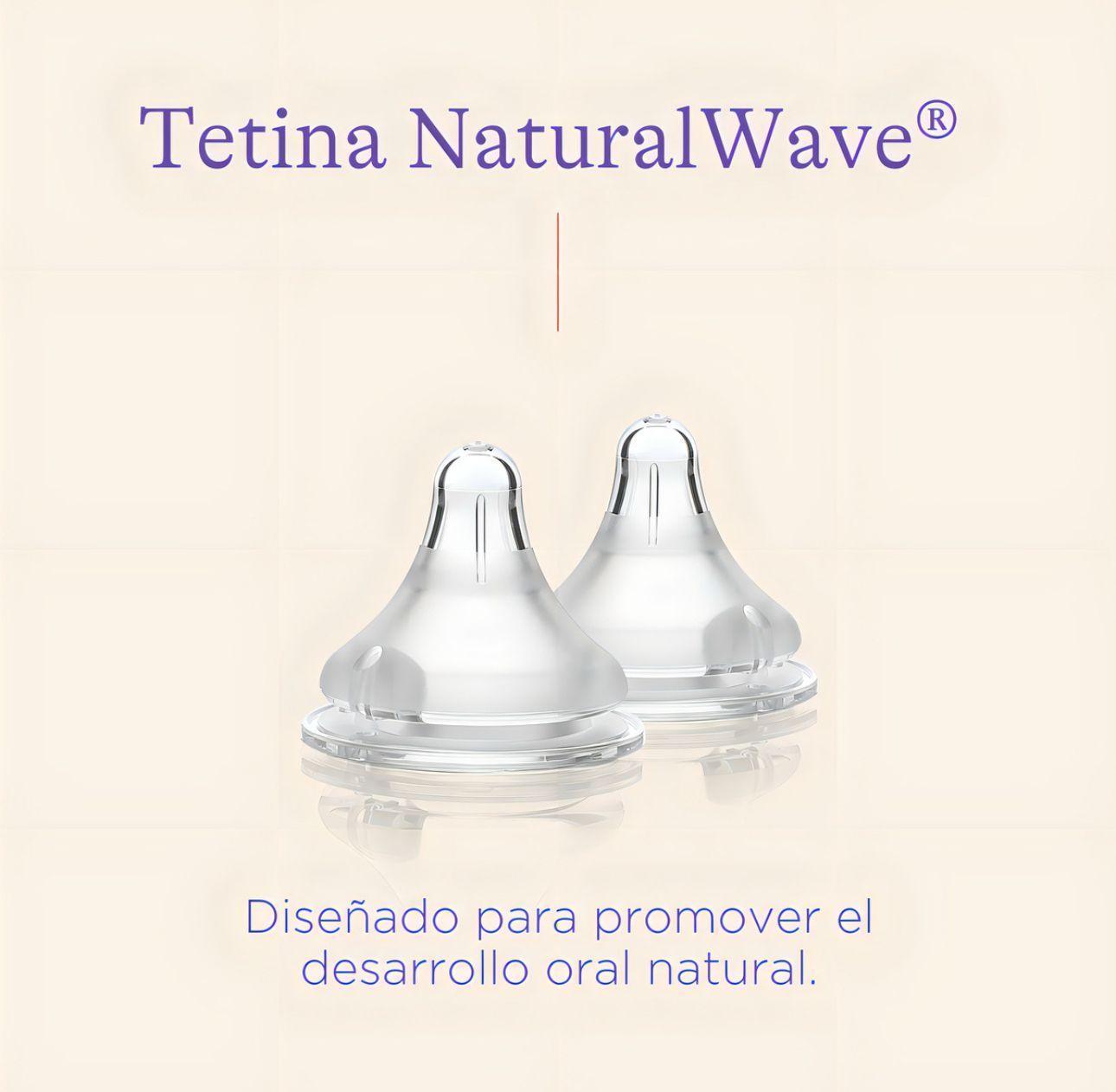 Tetina Natural Wave Repuestos Lansinoh 2unid Fluido Medio-2