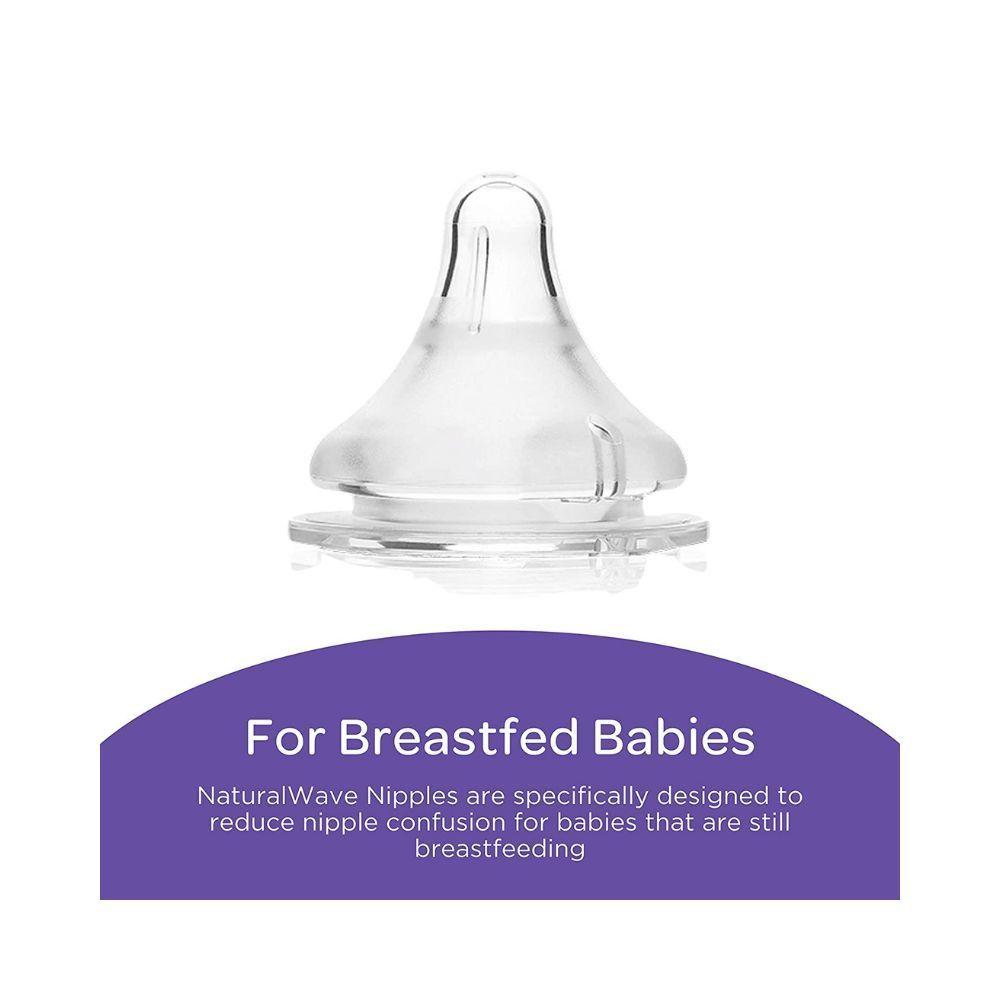 Tetina Natural Wave Repuestos Lansinoh 2unid Fluido Medio-3