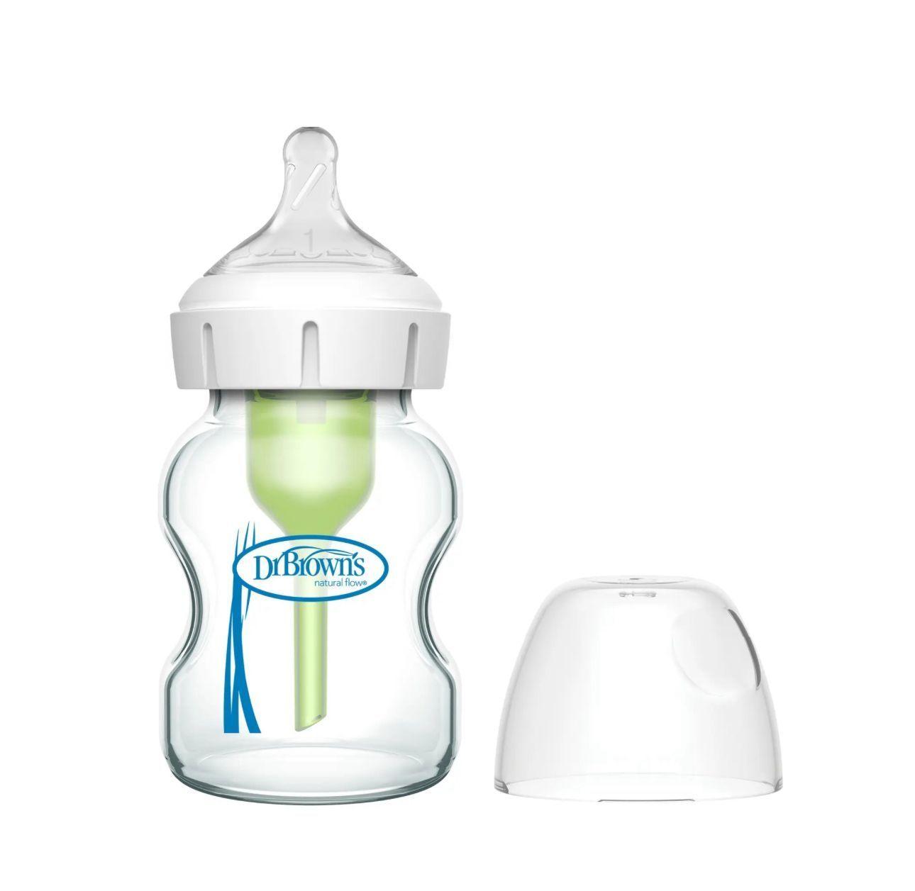 Mamadera Boca Ancha Options Vidrio 150ml Dr Brown s-2