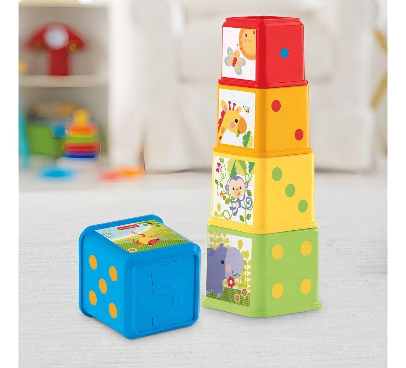 JUEGO BLOQUES PARA APILAR Y EXPLORAR FISHER PRICE BEBE-NIÑOS-3