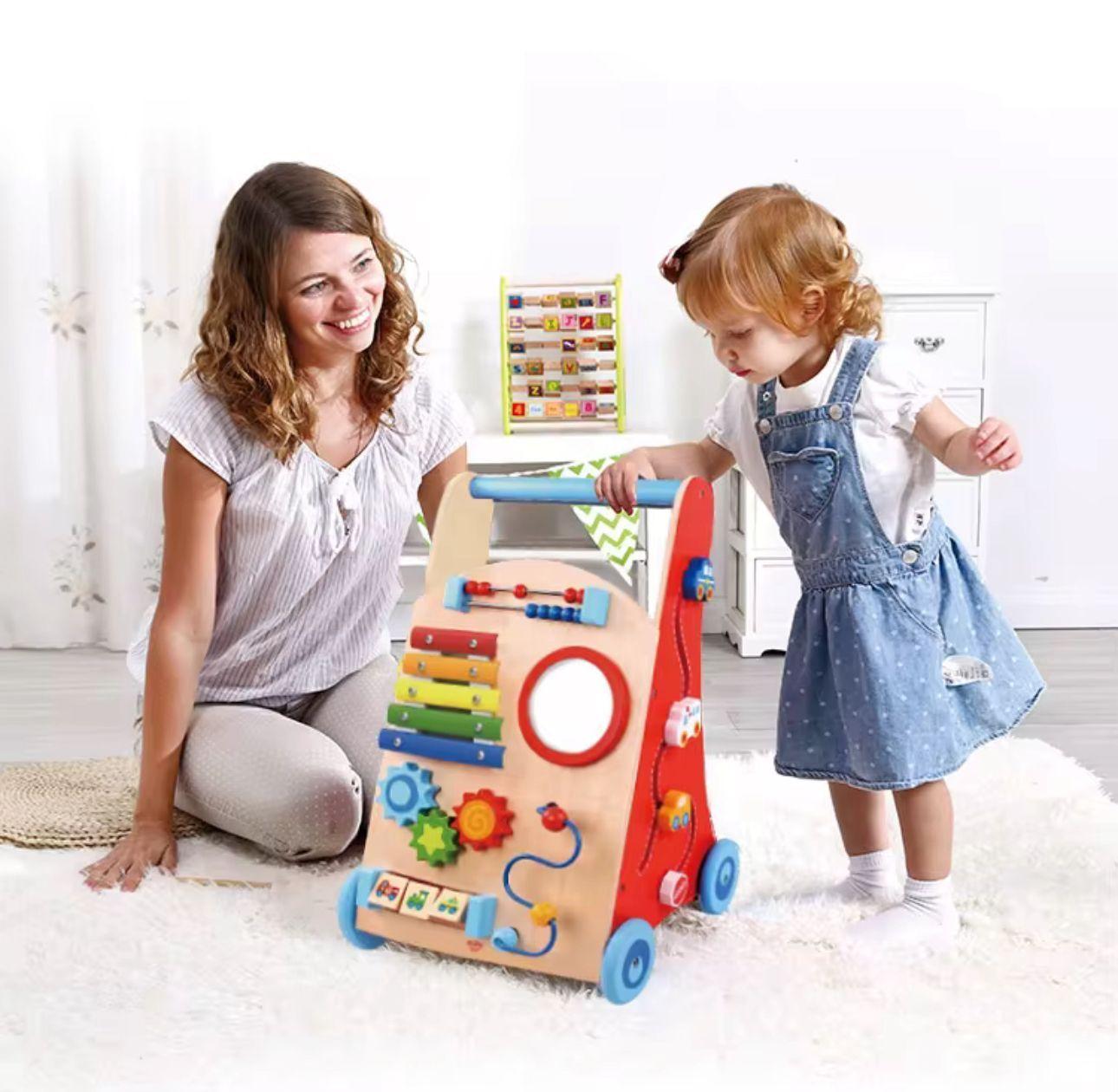 Caminador De Actividades Didactico Madera Bebe-niños-3