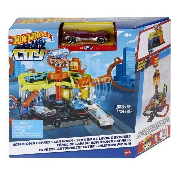  JUEGO ESTACIÓN DE LAVADO HOT WHEELS CITY-4