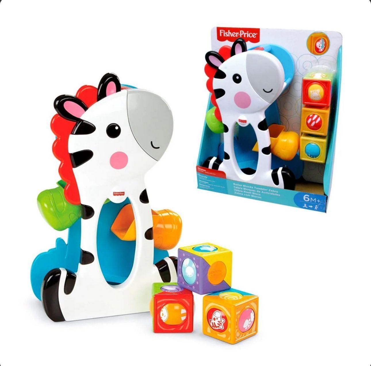 Juego Didáctico Cebra Bloques De Actividades Fisher Price-2